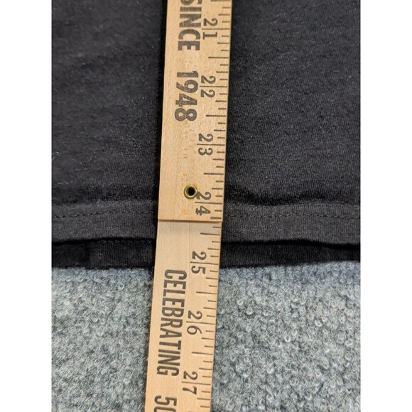 Wu Tang Clan Mens Shirt Medium Black 90s Hip Hop Rap Band Flame Shield Crew Med - Picture 6 of 8